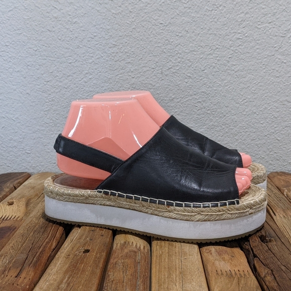 Shellys London Denise Espadrille Flatform Sandals - Picture 7 of 16